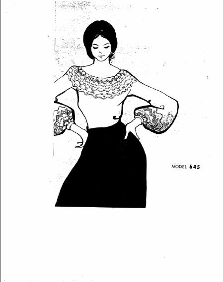 SINGER 645 SEWING MACHINE OWNERS MANUAL 56 PAGES ENGLISH
