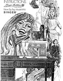 SINGER 690U MAGIC BOBBIN SEWING MACHINE INSTRUCTIONS 56 PAGES ENGLISH