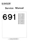 SINGER 691D100GG 110GG 150GG 220GG 210GG 250GG 300GG 310GG 350GG SEWING MACHINE SERVICE MANUAL 51 ENGLISH