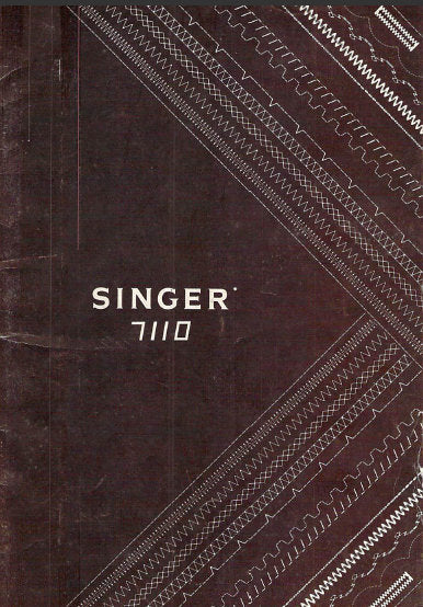 SINGER 7110 SEWING MACHINE INSTRUCTION BOOK 48 PAGES ENGLISH