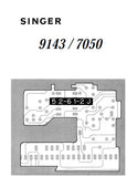 SINGER 9143 7050 SEWING MACHINE INSTRUCTION BOOK 51 PAGES ENGLISH
