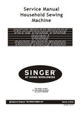SINGER 9850 9852 9855 9858 9860 9868 9876 SEWING MACHINE SERVICE MANUAL 47 PAGES ENGLISH