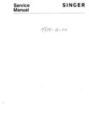 SINGER 990B10 990B11 SEWING MACHINE SERVICE MANUAL 52 PAGES ENGLISH