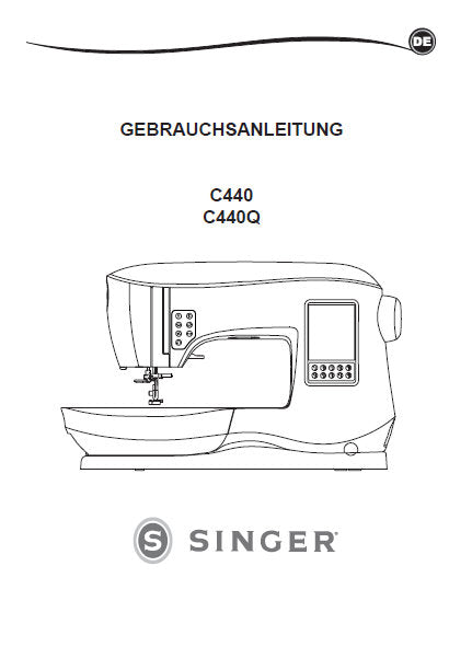 SINGER C440 C440Q NAHMASCHINE GEBRAUCHSANLEITUNG 53 SEITE DEUTSCH