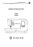SINGER C440 C440Q NAHMASCHINE GEBRAUCHSANLEITUNG 53 SEITE DEUTSCH