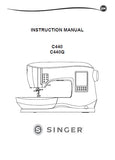 SINGER C440 C440Q MAQUINA DE COSER/MACHINE A COUDRE/SEWING MACHINE MANUAL DE INSTRUCCIONES MANUEL D'INSTRUCTION INSTRUCTION MANUAL 153 PAGINAS/ PAGES ESP FRANC ENG