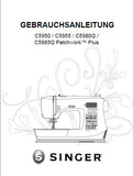 SINGER C5950 C5955 C5980Q C5985Q PATCHWORK PLUS NAHMASCHINE GEBRAUCHSANLEITUNG 49 SEITE DEUTSCH
