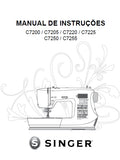 SINGER C7200 C7205 C7220 C7225 C7250 C7255 MAQUINA DE COSTURA MANUAL DE INSTRUCOES 44 PAGINA PT