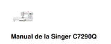 SINGER C7290Q MAQUINA DE COSER MANUAL DE INSTRUCCIONES 57 PAGINAS ESPANOL