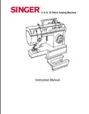 SINGER CP17 SEWING MACHINE INSTRUCTION MANUAL 51 PAGES ENGLISH