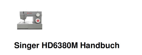 SINGER HD6380M NAHMASCHINE HANDBUCH 36 SEITE SEUTSCH