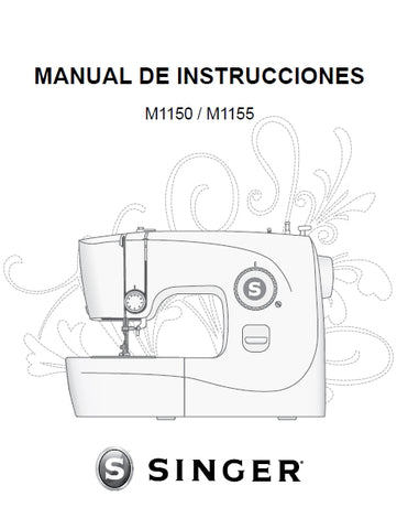 SINGER M1150 M1155  MAQUINA DE COSER MANUAL DE INSTRUCCIONES 24 PAGINA ESP