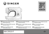 SINGER M320L SEWING MACHINE INSTRUCTION MANUAL 377 PAGES ENGLISH MULTI