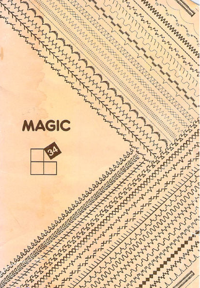 SINGER MAGIC 34 SEWING MACHINE INSTRUCTION BOOK 79 PAGES ENGLISH