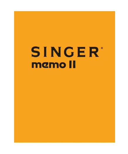 SINGER MEMO II KNITTING MACHINE INSTRUCTION BOOK 77 PAGES ENGLISH