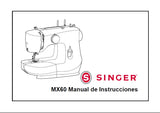 SINGER MX60 MAQUINA DE COSER MANUAL DE INSTRUCCIONES 36 PAGINA ESP