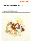 SINGER PROFESSIONAL XL-1 SEWING MACHINE INSTRUCTION MANUAL 52 PAGES ENGLISH
