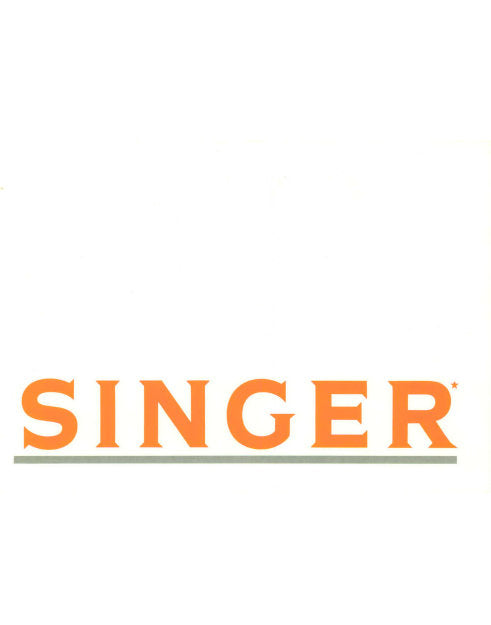 SINGER QUANTUM SEWING MACHINE INSTRUCTION BOOK 30 PAGES ENGLISH