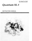 SINGER QUANTUM XL-1 SEWING MACHINE INSTRUCTION MANUAL 53 PAGES ENGLISH