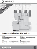 SINGER S14-78 NAHMASCHINE/SEWING MACHINE/MACHINE A COUDRE/NAAIMACHINE BEDIENUNGSANLEITUNG/INSTRUCTION MANUAL/MODE D'EMPLOI/ GEBRUIKSAANWIJZING 137 SEITE/PAGES DEUT  ENG FRANC NL