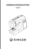 SINGER SC220 NAHMASCHINE GEBRAUCHSANLEITUNG 44 SEITE DEUTSCH