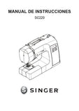 SINGER SC220 MAQUINA DE COSER MANUAL DE INSTRUCCIONES 44 PAGINAS ESPANOL