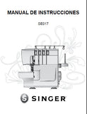 SINGER SE017 MAQUINA DE COSER MANUAL DE INSTRUCCIONES 34 PAGINAS ESPANOL