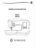 SINGER SE300 SE340 NAHMASCHINE GEBRAUCHSANLEITUNG 84 SEITE DEUTSCH