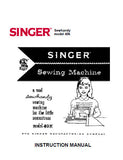 SINGER SEWHANDY 40K SEWING MACHINE INSTRUCTION MANUAL 14 PAGES ENGLISH