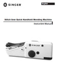 SINGER STITCH SEW QUICK SEWING MACHINE INSTRUCTION MANUAL 34 PAGES ENGLISH