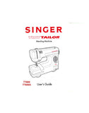 SINGER TINY TAILOR T600 T600A MENDING MACHINE USERS GUIDE 12 PAGES ENGLISH