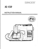 SINGER XL-150 SEWING MACHINE INSTRUCTION MANUAL 91 PAGES ENGLISH