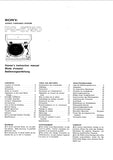 SONY PS-6750 STEREO TURNTABLE SYSTEM OWNERS INSTRUCTION MANUAL MODE D'EMPLOI BEDIENUNGSANLEITUNG 24 PAGES ENG FRANC DEUT