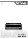 SONY ST-5140 FM STEREO FM AM TUNER SERVICE MANUAL INC SCHEM DIAGS 50 PAGES ENG