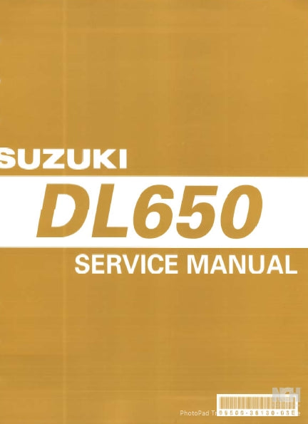 SUZUKI DL650 MOTORCYCLE SERVICE MANUAL 467 PAGES ENG
