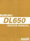 SUZUKI DL650 MOTORCYCLE SERVICE MANUAL 467 PAGES ENG