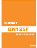 SUZUKI GN125F MOTORCYCLE SERVICE MANUAL 148 PAGES ENG