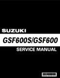 SUZUKI GSF600S GSF600 MOTORCYCLE SERVICE MANUAL 380 PAGES ENGLISH