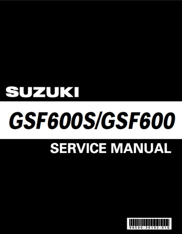 SUZUKI GSF600S GSF600 MOTORCYCLE SERVICE MANUAL 380 PAGES ENGLISH