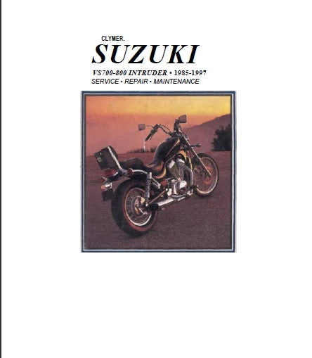 SUZUKI VS700 VS800 INTRUDER MOTORCYCLE SERVICE MANUAL 450 PAGES ENGLISH