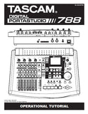 TASCAM 788 DIGITAL PORTASTUDIO OPERATIONAL TUTORIAL 33 PAGES ENGLISH