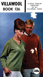 VILLAWOOL 136 KNITTING PATTERNS KNITTING BOOK 14 PAGES ENG