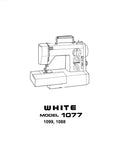 WHITE 1077 1088 1099 SEWING MACHINE INSTRUCTION MANUAL 41 PAGES ENGLISH