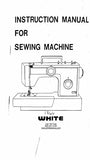 WHITE 1866 SEWING MACHINE INSTRUCTION MANUAL 34 PAGES ENG