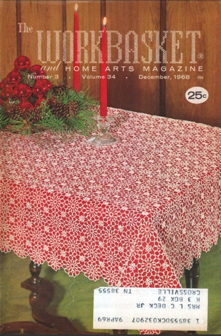 WORKBASKET 3 VOL 34 NEEDLEWORK PATTERNS NEEDLEWORK MAGAZINE 48 PAGES ENGLISH