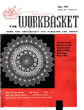 WORKBASKET VOL 22 NUMBER 8 MAY 1957 SEWING KNITTING CROCHET PATTERNS NEEDLECRAFT MAGAZINE 48 PAGES ENGLISH