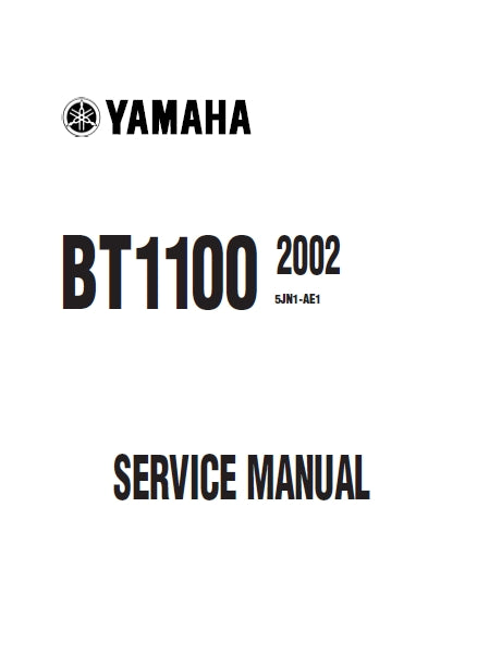 YAMAHA BT1100 BULLDOG MOTORCYCLE SERVICE MANUAL 356 PAGES ENGLISH
