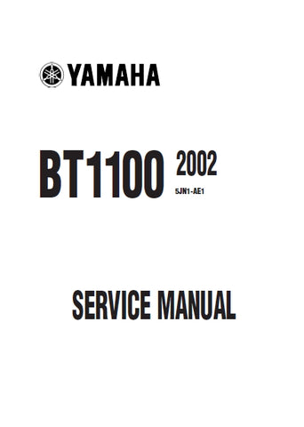 YAMAHA BT1100 BULLDOG MOTORCYCLE SERVICE MANUAL 356 PAGES ENGLISH
