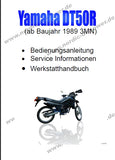 YAMAHA DT50R MOTORRAD BEDIENUNGSANLEITUNG 92 SEITE DEUTSCH
