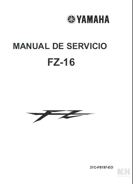YAMAHA FZ-16 MOTOCICLETA MANUAL DE SERVICIO 267 PAGINA ESPANOL